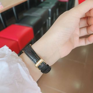 Đồng hồ cặp nam nữ chính hãng Halei ah545 day da cao cấp sang trọng chống nước tốt