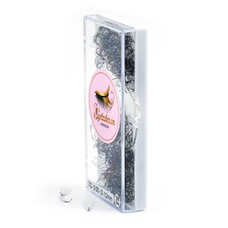 Mi Fan Sẵn 7D, Dày 0.05mm, Siêu Mềm Mịn, Độ Cong C/CC/D, Hộp 1000 Fan - EYELASHES