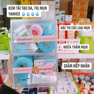 set kem khử nám, tàn nhang, mụn