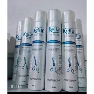 Keo xịt tóc Kella 420ml Xanh cứng - Trắng mềm)