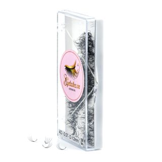 Mi Fan Sẵn 4D, Dày 0.07 / 0.10mm, Siêu Mềm Mịn, Độ Cong C/CC/D, Hộp 1000 Fan - EYELASHES