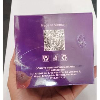 Kem body Tía tô Hana White 250g tím