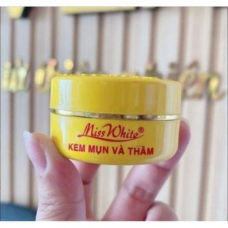 Kem nghệ Miss White 12g (tặng kèm mặt nạ bùn than)
