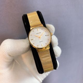 Đồng hồ Chính hãng Halei ah8024 dây lưới lụa cao cấp chống nước tốt