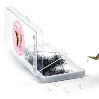 Mi Fan Sẵn 3D, Dày 0.07 / 0.10mm, Siêu Mềm Mịn, Độ Cong C/CC/D, Hộp 1000 Fan - EYELASHES