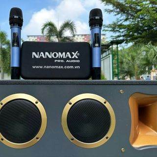 Loa Kéo Bình & Điện Nanomax Pro-218 Bass Đôi 50cm 3000Watt