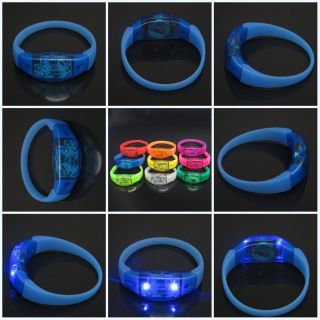 Vòng Tay LED Phát Sáng 15 Màu Cảm Biến Âm, Kích Hoạt bằng Giọng Nói Âm Nhạc . From Nhỏ Gọn Cực Cool ( Hàng, Giá Tận Xưởng )