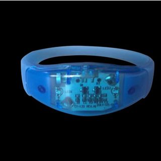 Vòng Tay LED Phát Sáng 15 Màu Cảm Biến Âm, Kích Hoạt bằng Giọng Nói Âm Nhạc . From Nhỏ Gọn Cực Cool ( Hàng, Giá Tận Xưởng )