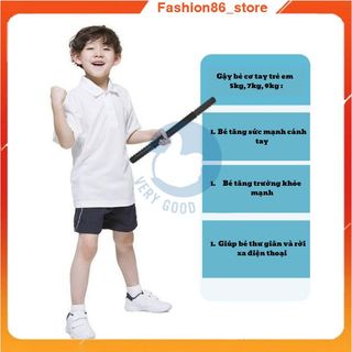 Gậy bẻ tập cơ tay trẻ em thanh lò xo cao cấp mức lực 5kg 7kg 9kg có dây an toàn cho bé khi tập giúp bé rời xa điện thoại - SP101