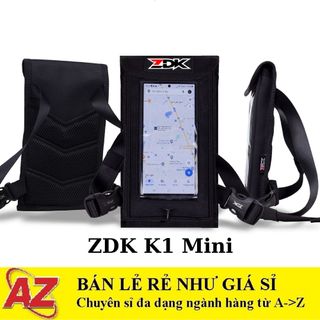 Túi Treo Đầu Xe Máy ZDK K1 Mini, Đựng Điện Thoại Chống Cướp Giật, Xem Google Map