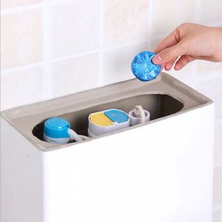 Viên thả bồn cầu khử mùi hôi tẩy sạch mảng bám vi khuẩn, viên xả toilet gói 10 cục diệt khuẩn vệ sinh vết bám bẩn - HL072