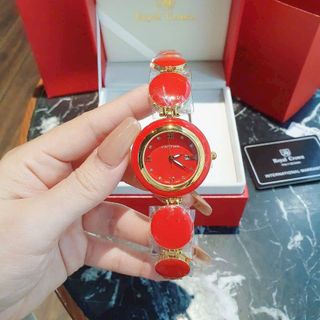 ĐỒNG HỒ NỮ CAO CẤP CATIE.R ĐÁ MÀU