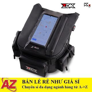 Túi Treo Đầu Xe Máy ZDK K3 Nhiều Ngăn Dung Tích Lớn, Túi Chạy Grab Dùng Cảm Ứng Siêu Mượt, Có Lỗ Cho Dây Sạc giá sỉ