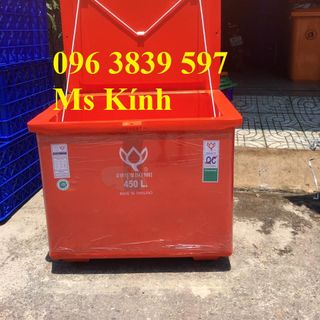 thùng giữ lạnh 450 lít, thùng đá Thái Lan hiệu Hoa Sen 450 lít giá sỉ