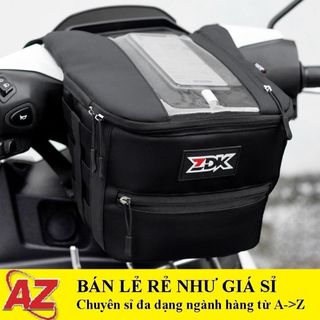 Túi Grab Dọc ZDK K2 Size Lớn 2 Ngăn, Đựng Điện Thoại Treo Đầu Xe Máy, Chạy Grab Có Sẵn Lỗ Sạc Sử Dụng Cảm Ứng Siêu Mượt giá sỉ