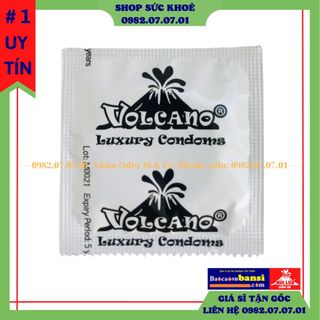 Bao Cao Su Chống Xuất Tinh Sớm Volcano 7in1 hộp 12 Cái Plus - Vua Của BCS Cao Cấp Siêu Gai Kéo Dài Hiệu Quả Cho Nam