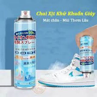 Bình Xịt Khử Mùi Giày Công Nghệ Bạc AG+ Dung Tích 260ml Khử Mùi 24h, Chai Xịt Khử Mùi Giày Tỏa Hương Thơm Chống Hôi Chân giá sỉ