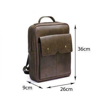 Balo da đựng laptop, ba lô công sở Zenka nhiều ngăn rộng rãi rất tiện dụng_ZBL01