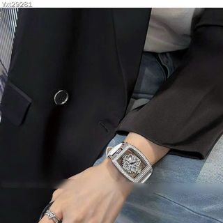 Đồng hồ vuông nữ mẫu mới mặt xoay siêu sang