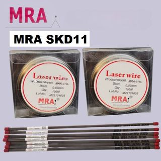 Dây hàn laser Đức MRA SKD11 0.2/0.3/0.4/0.5/0.6mm giá sỉ