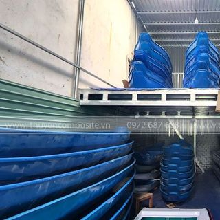 Sản xuất thuyền nhựa composite, vỏ thuyền composite, thuyền composite gắn máy
