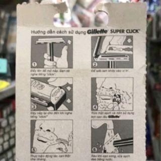 [CHÍNH HÃNG] Dao cạo râu Gillette Super Thin (đen)