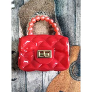 TÚI MINI SILICON QUAI NGỌC XINH XẮN,TÚI CN NHỰA BÓNG MINI
