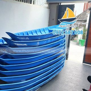 Sản xuất thuyền ba lá, Xuồng ba lá, thuyền tam bản, thuyền composite chèo tay