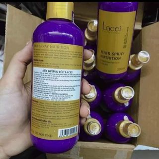 Xịt dưỡng tóc Lacei 200ml tím