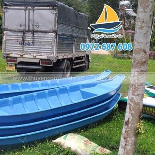 Sản xuất thuyền ba lá, Xuồng ba lá, thuyền tam bản, thuyền composite chèo tay