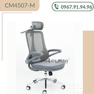 Ghế giám đốc lưng cao nệm lưới thoáng mát CM4507-M | Nội Thất Furni giá sỉ