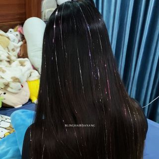 Cuộn kim tuyến nối tóc _ Bling Bling hair _ Chỉ kim tuyến