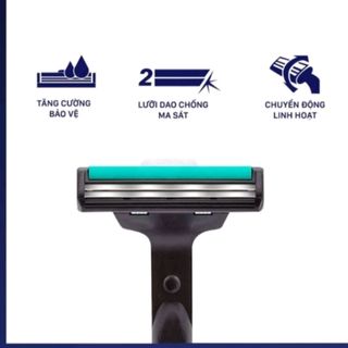 [CHÍNH HÃNG] Dao cạo râu Gillette vector (+Lưỡi kép)