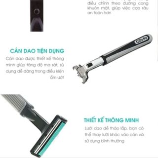 [CHÍNH HÃNG] Dao cạo râu Gillette vector (+Lưỡi kép)