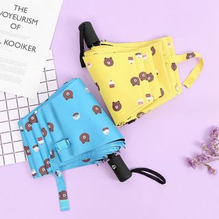Dù Gấu Brown Bấm Nút Tự Động 2 Chiều