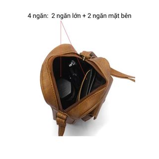 Túi da đeo chéo nhỏ chống nước Zenka rất thanh lịch sang trọng_ZDT01