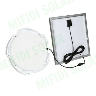 Đèn ốp trần năng lượng mặt trời 400W cao cấp Mifidi Solar, tấm pin lớn 60x35cm, Sáng tốt trên 10h, BH đến 2 năm