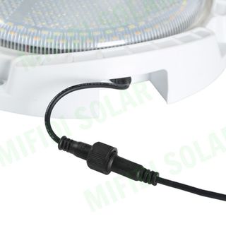Đèn ốp trần năng lượng mặt trời 400W cao cấp Mifidi Solar, tấm pin lớn 60x35cm, Sáng tốt trên 10h, BH đến 2 năm
