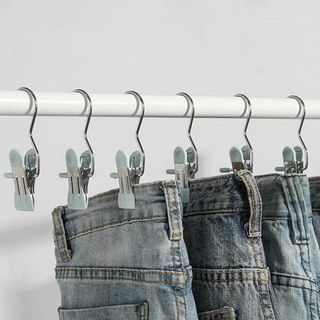 Móc kẹp đa năng, thép không gỉ, móc treo đa năng, treo quần áo, vớ - Móc kẹp đơn giá sỉ