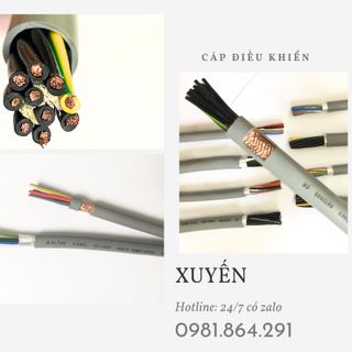 Dây cáp điện 2- 30 lõi tiết diện 1.0mm2 chống nhiễu hãng Altek Kabel