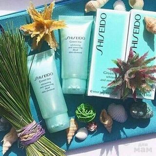 GEL TẨY TẾ BÀO CHẾT VÀ LÀM TRẮNG DA MẶT SHISEID0 GREEN TEA 60ML loại bỏ bả nhờn