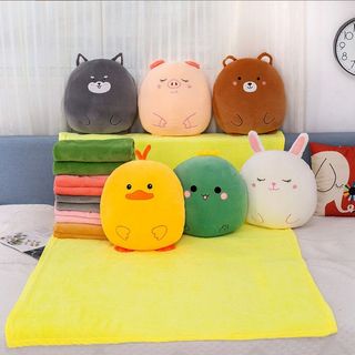 Chăn Gối 3in1 Hoạt Hình Hình Thú