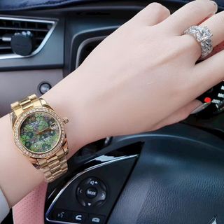 ĐỒNG HỒ NỮ TRUNG CẤP RÔ.LEX MẶT HOA
