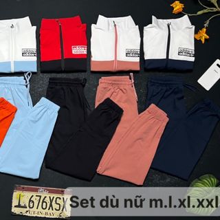 Set khoác dù nữ mới nhất 2023 Thể Thao cao cấp Siêu Đẹp Giá Sỉ,