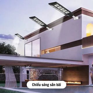 Đèn Năng Lượng Mặt Trời 500W Liền Thể hai cánh Mifidi Solar Siêu Sáng, BH đến 24 Tháng