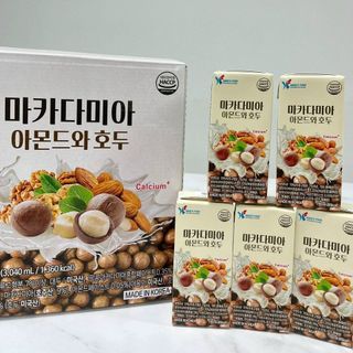 Sữa Hạt Maca Óc Chó Hạnh Nhân Kang's Food xách 16 hộp x 190ml (Thùng 4 xách)