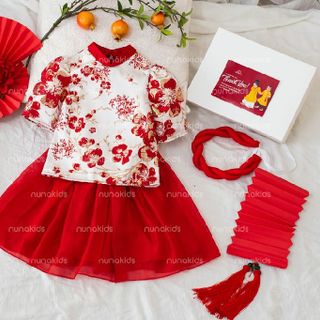 Áo dài Tết bé gái 🧧