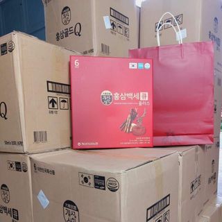 Nước Hồng Sâm Q Plus Nhân Sâm - Nhung Hươu- Linh Chi 50mlx 30 gói (thùng 6 hộp)