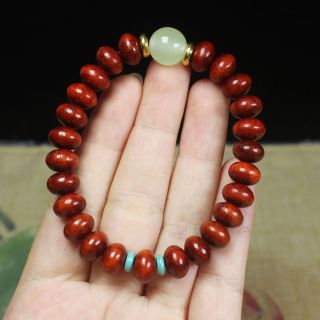 Vòng Tay Gỗ Đàn Hương Đỏ 8mm