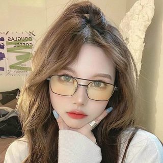 Kính mát gọng kim loại phong cách sành điệu chống tia UV thời trang cho nữ S9154